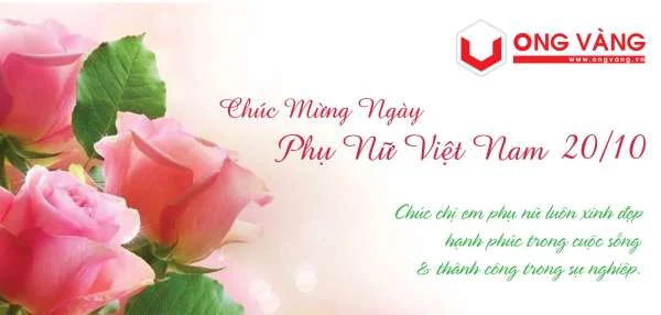 Chúc mừng Ngày Phụ Nữ Việt Nam 20-10