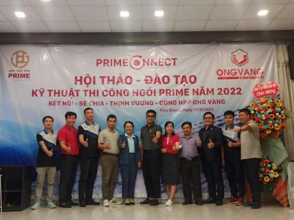 HỘI THẢO - ĐÀO TẠO KỸ THUẬT THI CÔNG NGÓI PRIME 2022