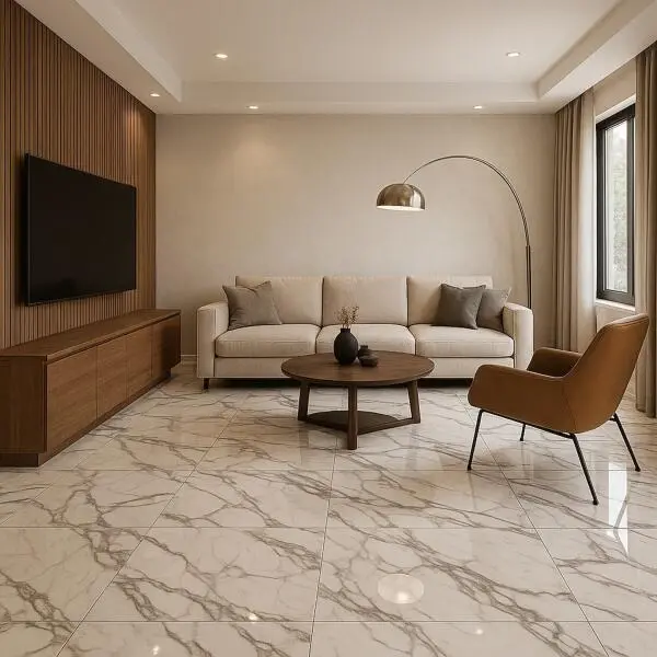 Gạch lát nền Prime vân đá, giải pháp thay thế đá tự nhiên hoàn hảo