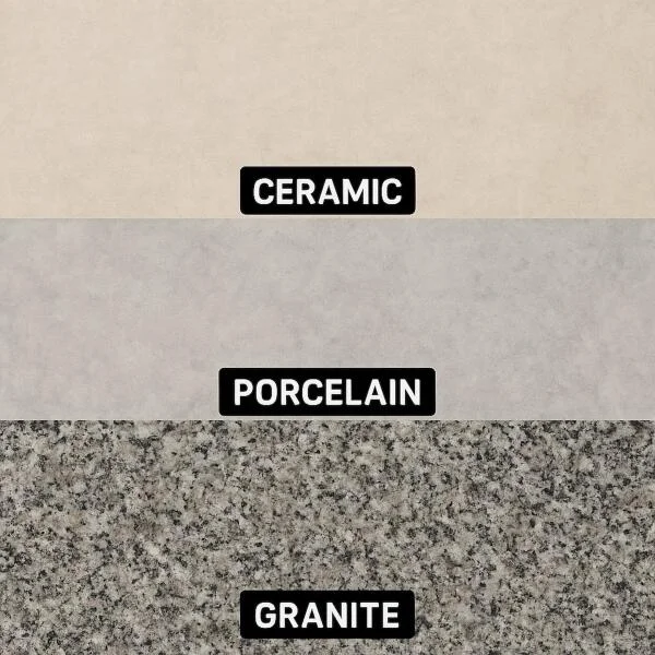 So Sánh Các Dòng Gạch Phổ Biến Ceramic, Porcelain Và Granite