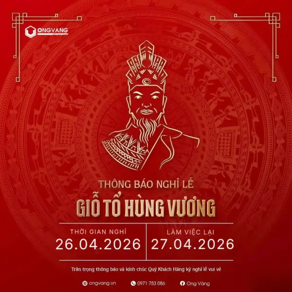 Thông Báo Nghỉ Lễ Giỗ Tổ Hùng Vương