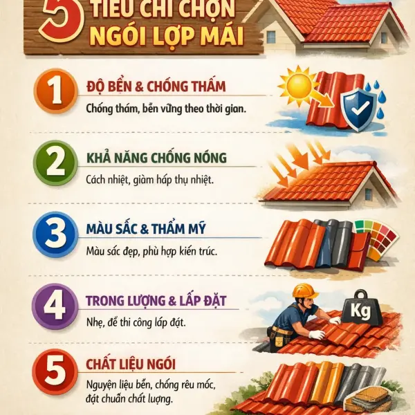 Kinh Nghiệm Chọn Ngói Lợp Mái Theo Khí Hậu Miền Nam