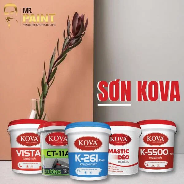 Sơn Kova, Dòng Sơn Quốc Dân Cùng Những Ưu Điểm Vượt Trội