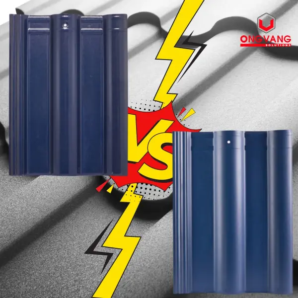 So Sánh Sự Khác Biệt Giữa Ngói Lợp Mái Hera Và Hera Luxury