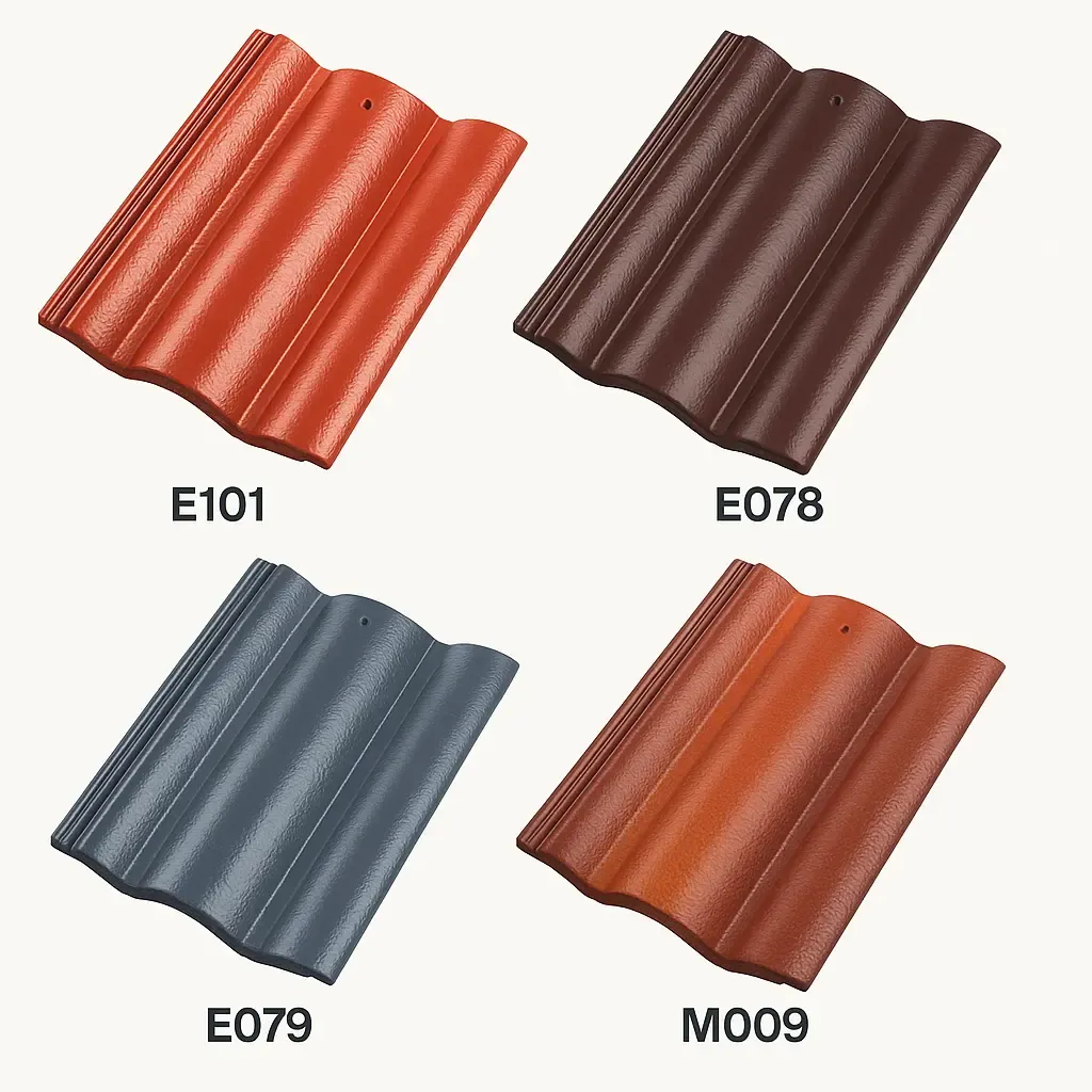 Ngói sóng SCG đa dạng màu sắc