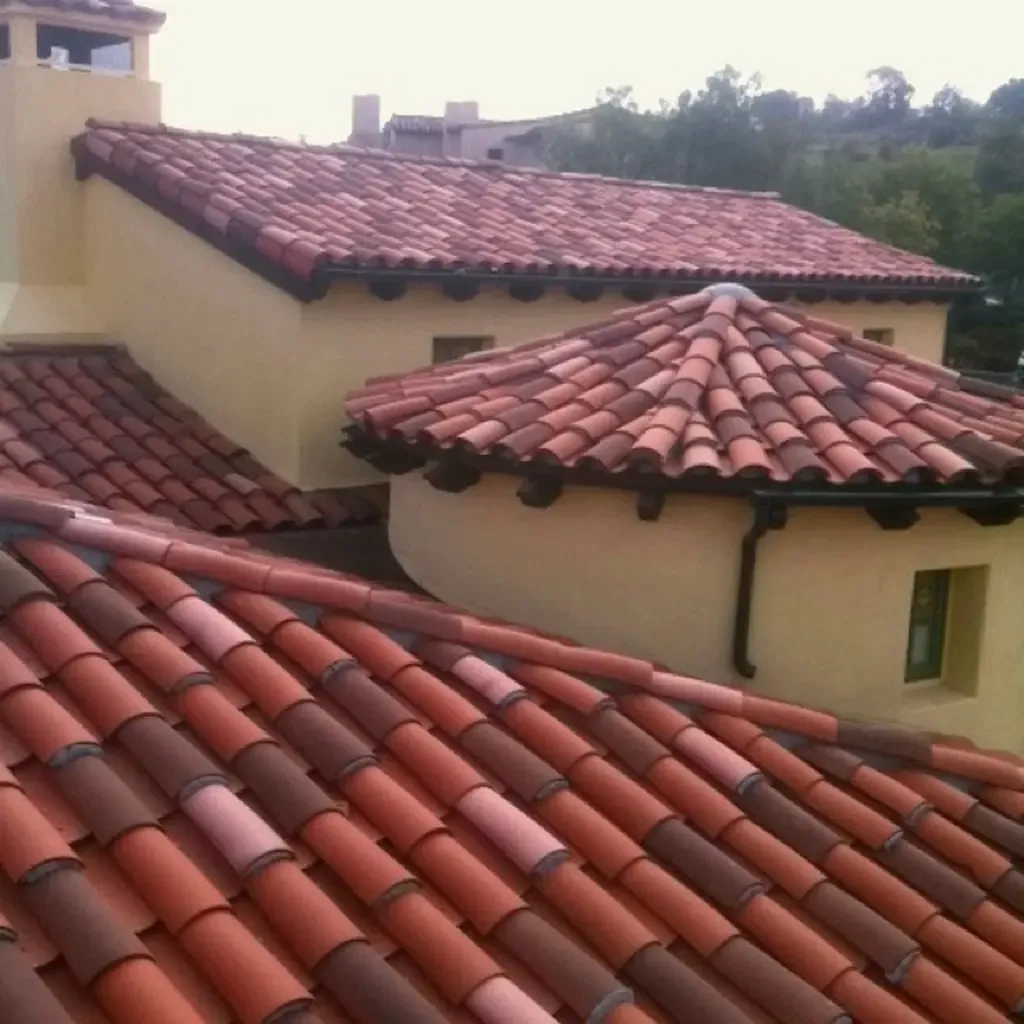 Ngói địa trung hải nhiều màu