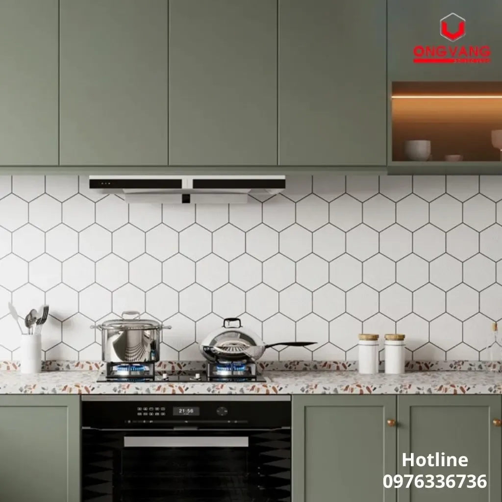 Gạch Mosaic lục giác