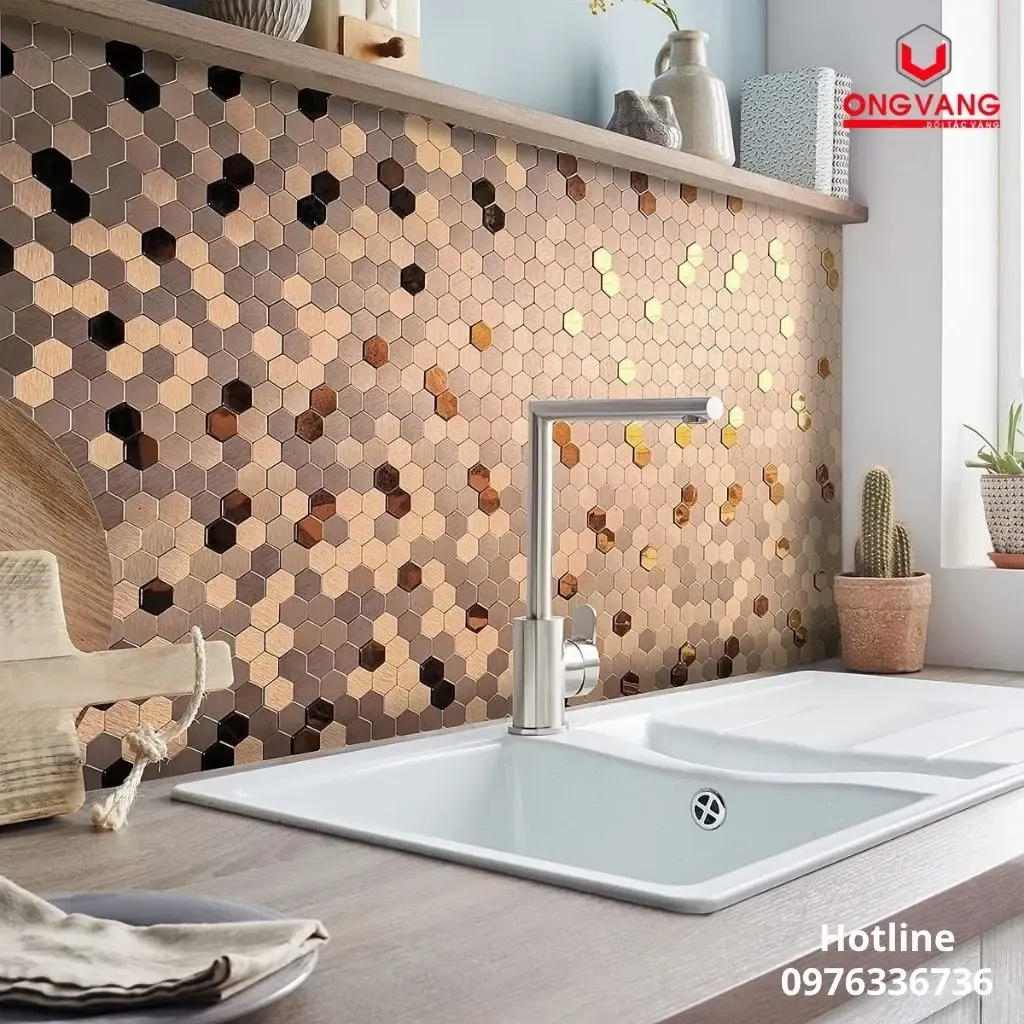 Gạch Mosaic ốp lát phòng tắm