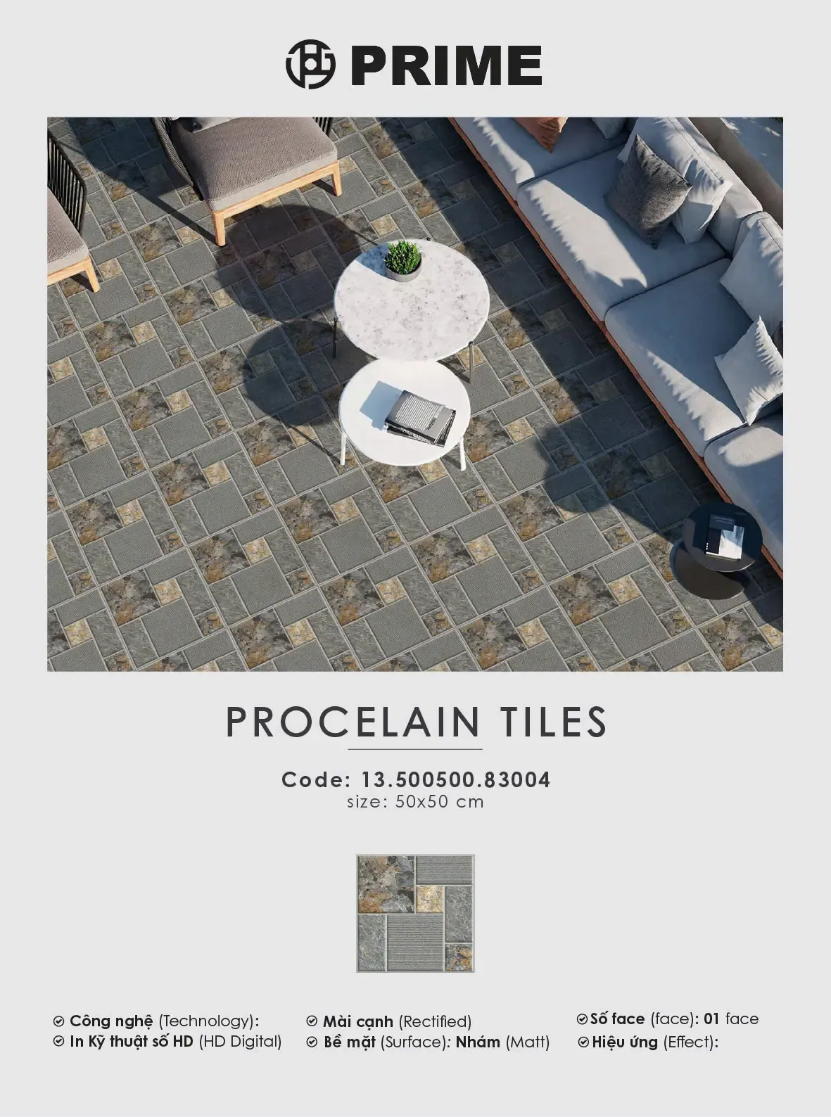 Gạch sân vườn Prime