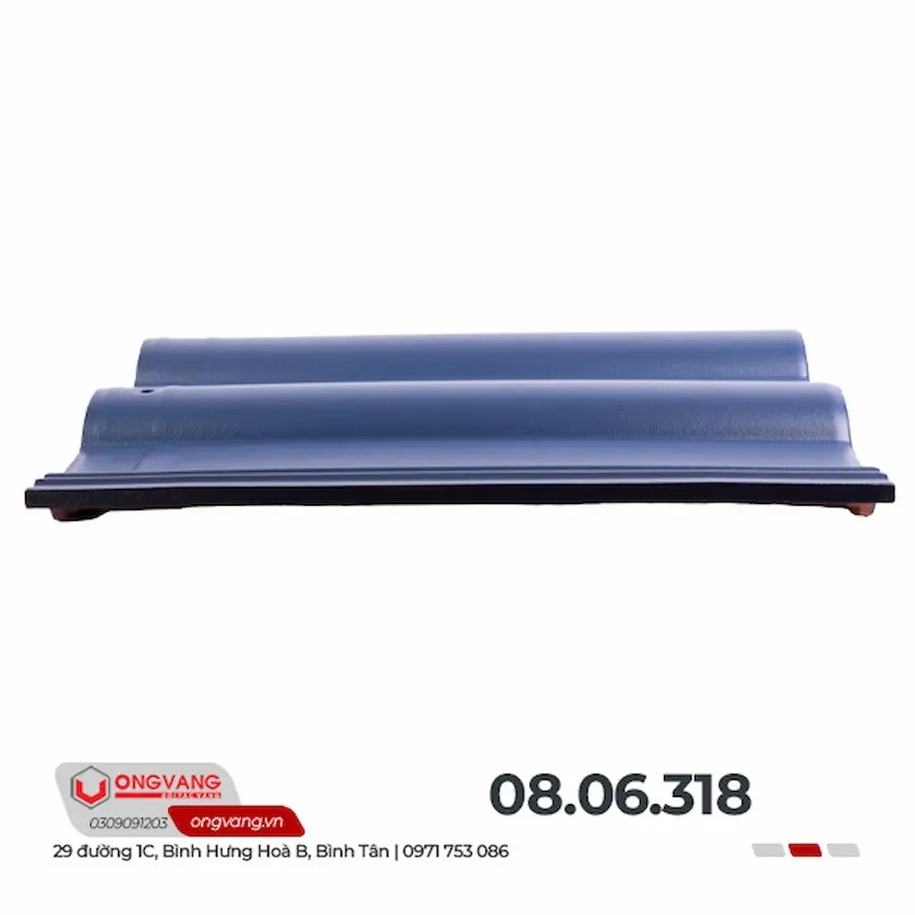 Bề mặt lượn sóng của ngói Hera mờ