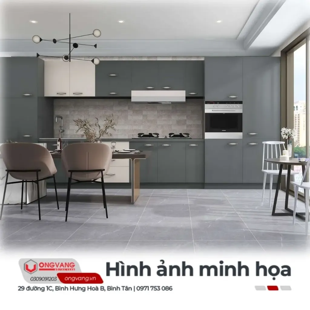 gạch ốp lát bếp