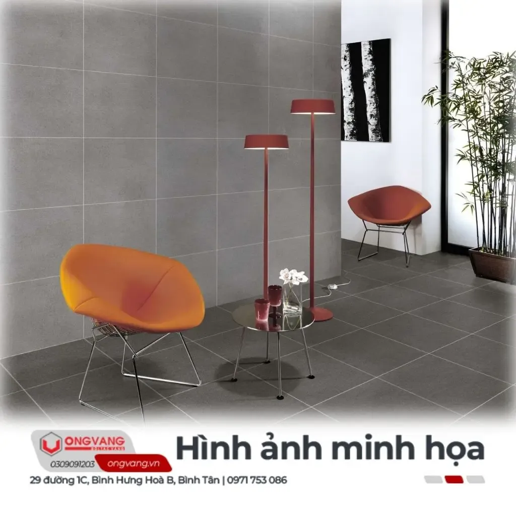Phối gạch lát nền và gạch ốp tường