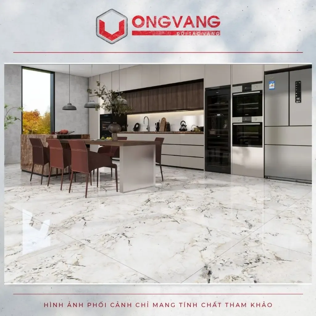 Gạch lát nền 100x100cm vân đá