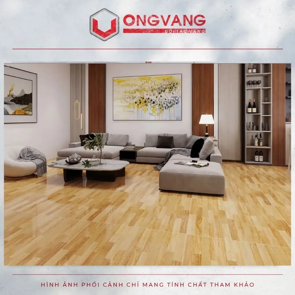 Gạch lát nền 100x100cm vân gỗ