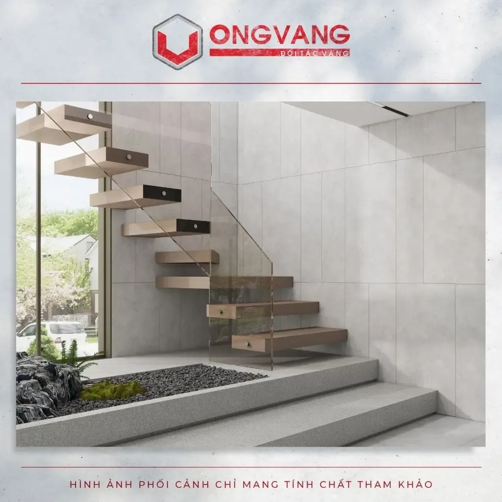 Gạch ốp tường 60x120cm ghi
