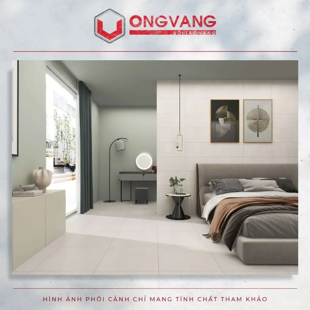 Gạch lát nền 60x60 phòng ngủ