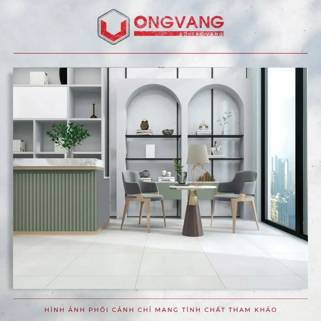 Gạch lát nền 60x60 trắng
