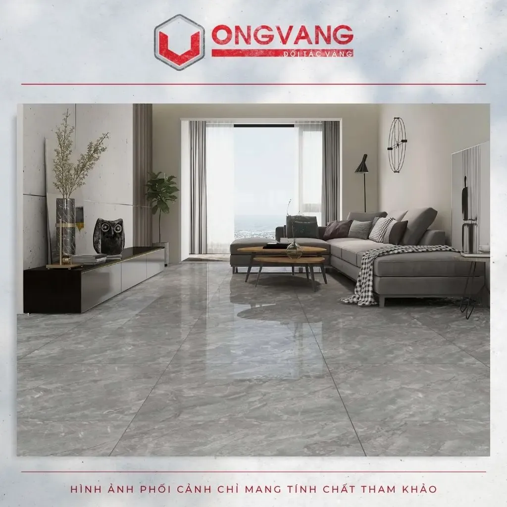 Gạch lát nền 80x80 vân đá bóng