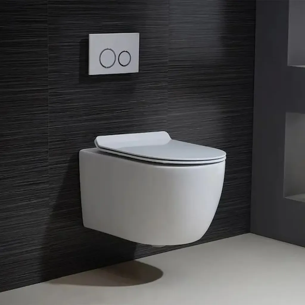bồn cầu hiện đại treo tường