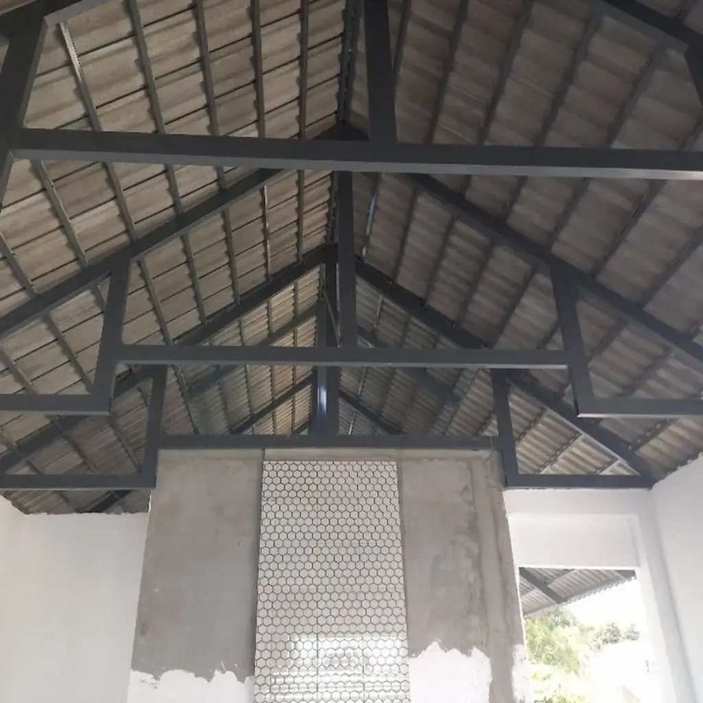Khung kèo ngói lợp