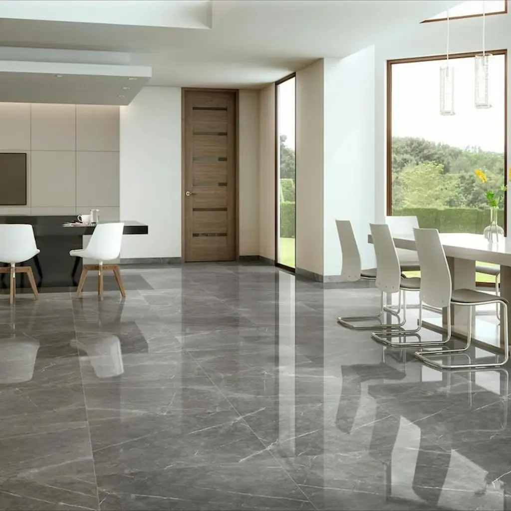 gạch lát nền Porcelain màu xám