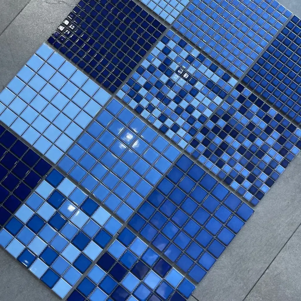 gạch Mosaic ốp lát hồ bơi