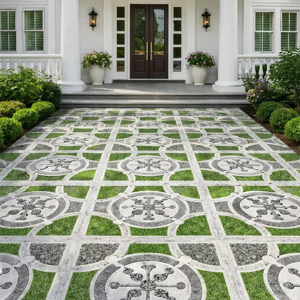 Gạch sân vườn PrimeGạch hoa văn