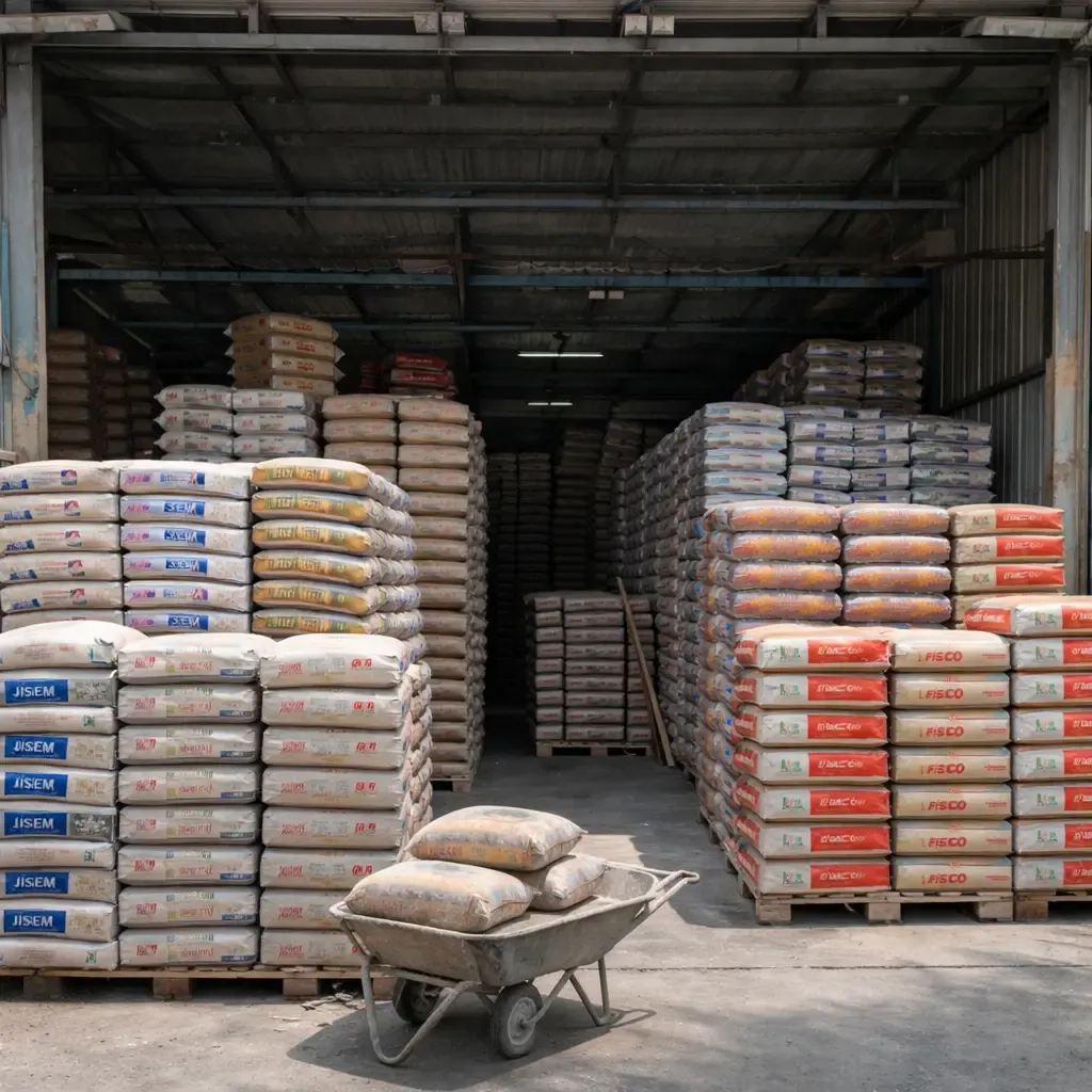 Của hành bán xi măng