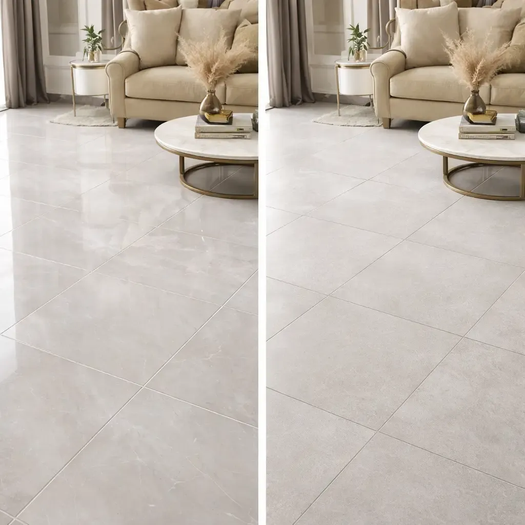 Gạch bóng và nhám