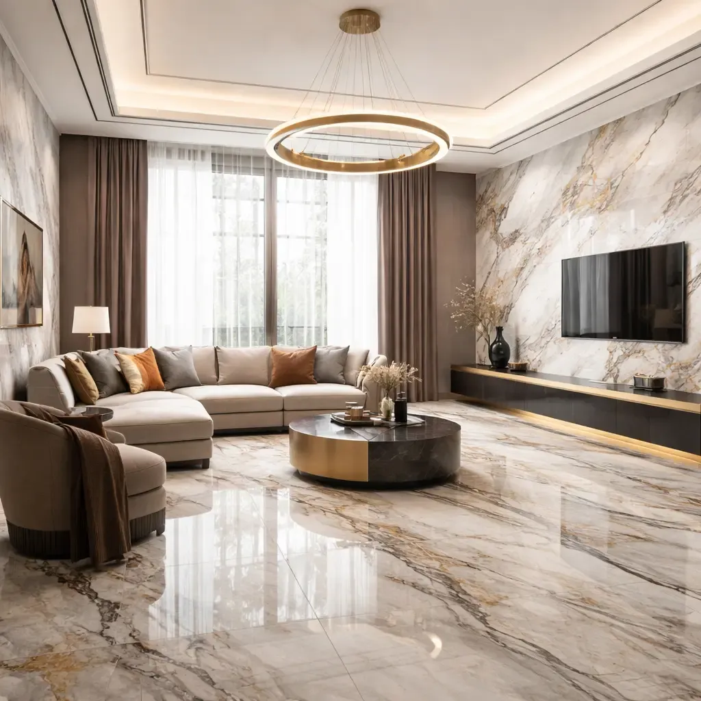 Gạch lát nền phòng khách