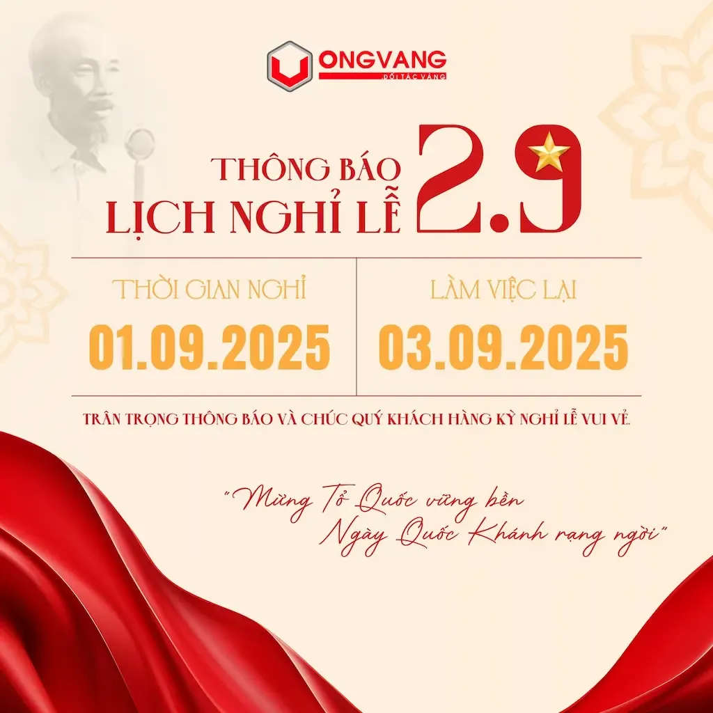 Lịch nghỉ lễ Quốc Khánh 2/9