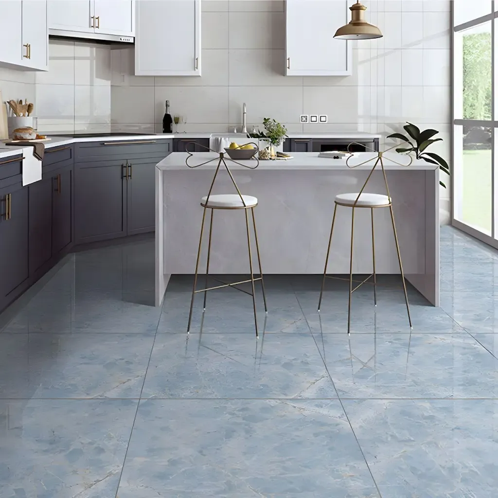 Gạch vân đá ốp lát bếp