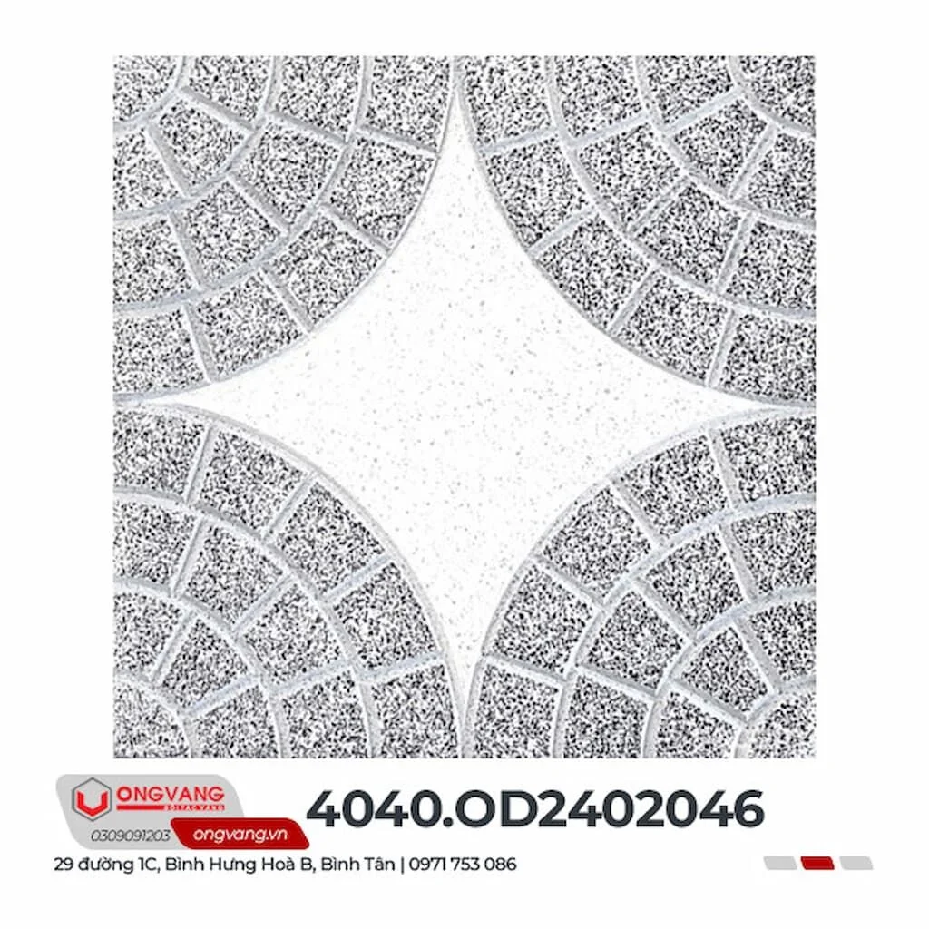 Gạch nghệ thuật ngoài trời Secoin mã OD-40-2046