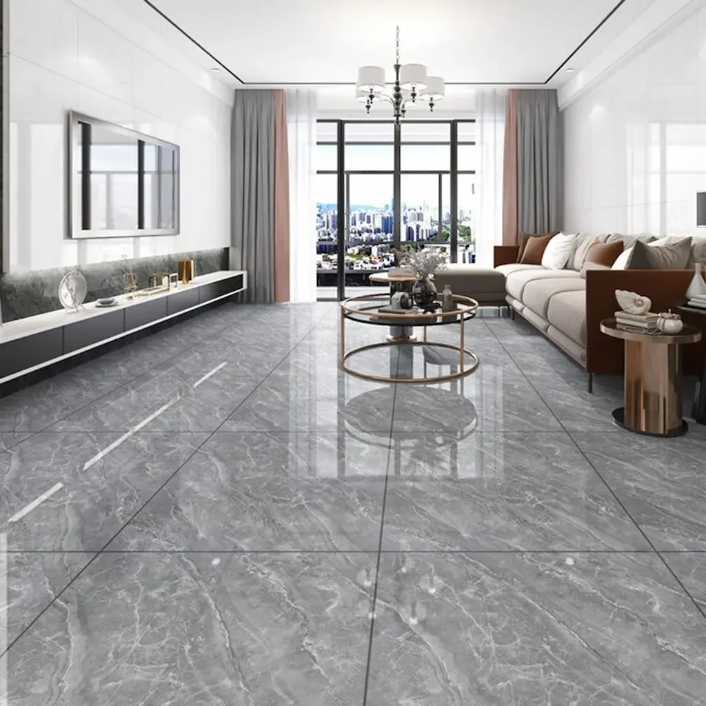 Gạch kích thước 60x60cm ốp phòng khách