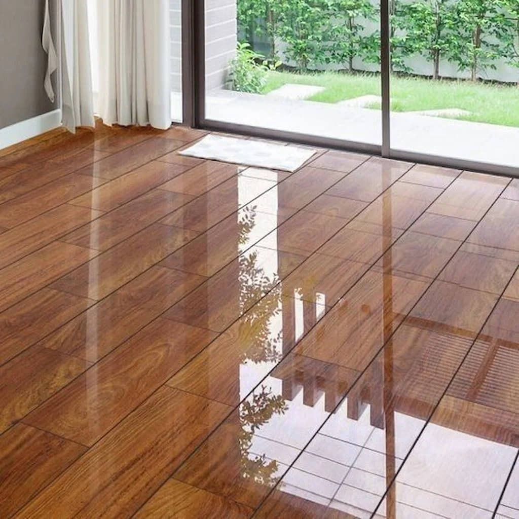Gạch ốp lát giả gỗ luôn sáng bóng