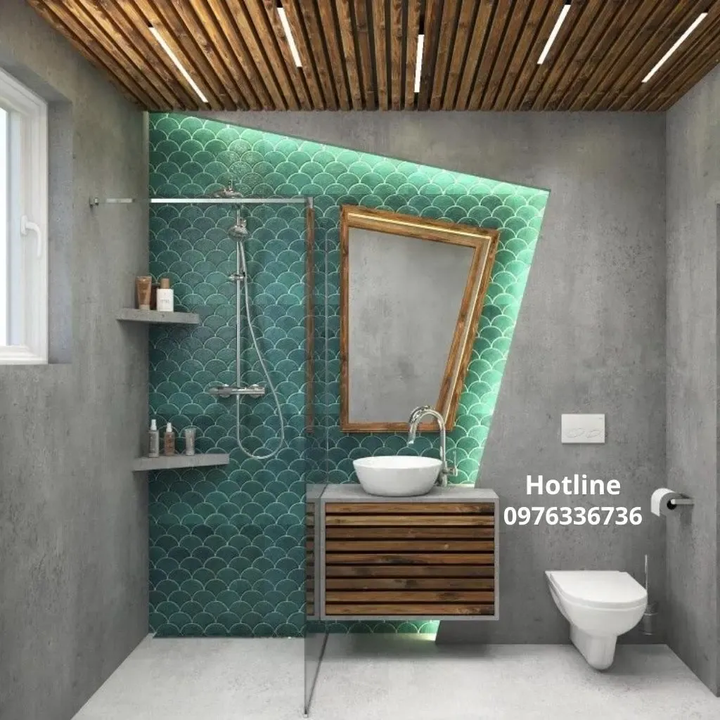 Gạch Mosaic ốp phòng tắm