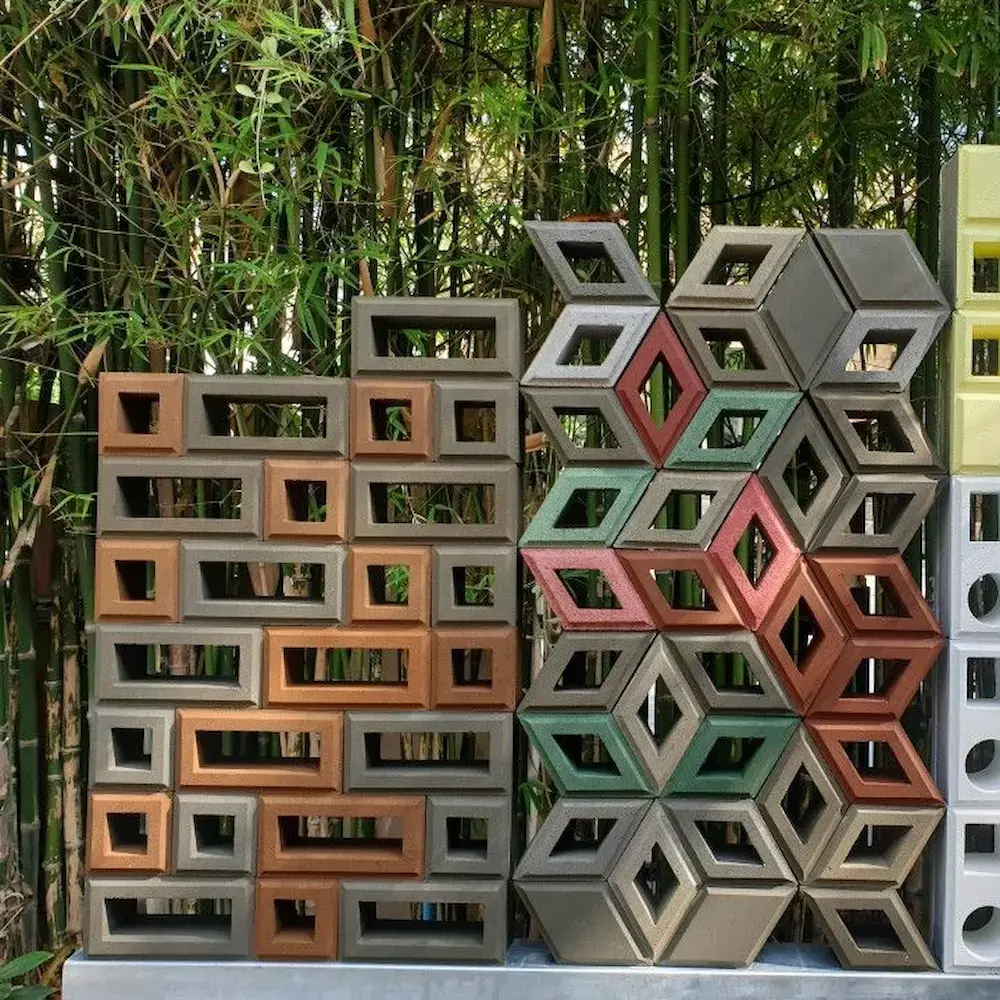 Mẫu tường gạch thông gió