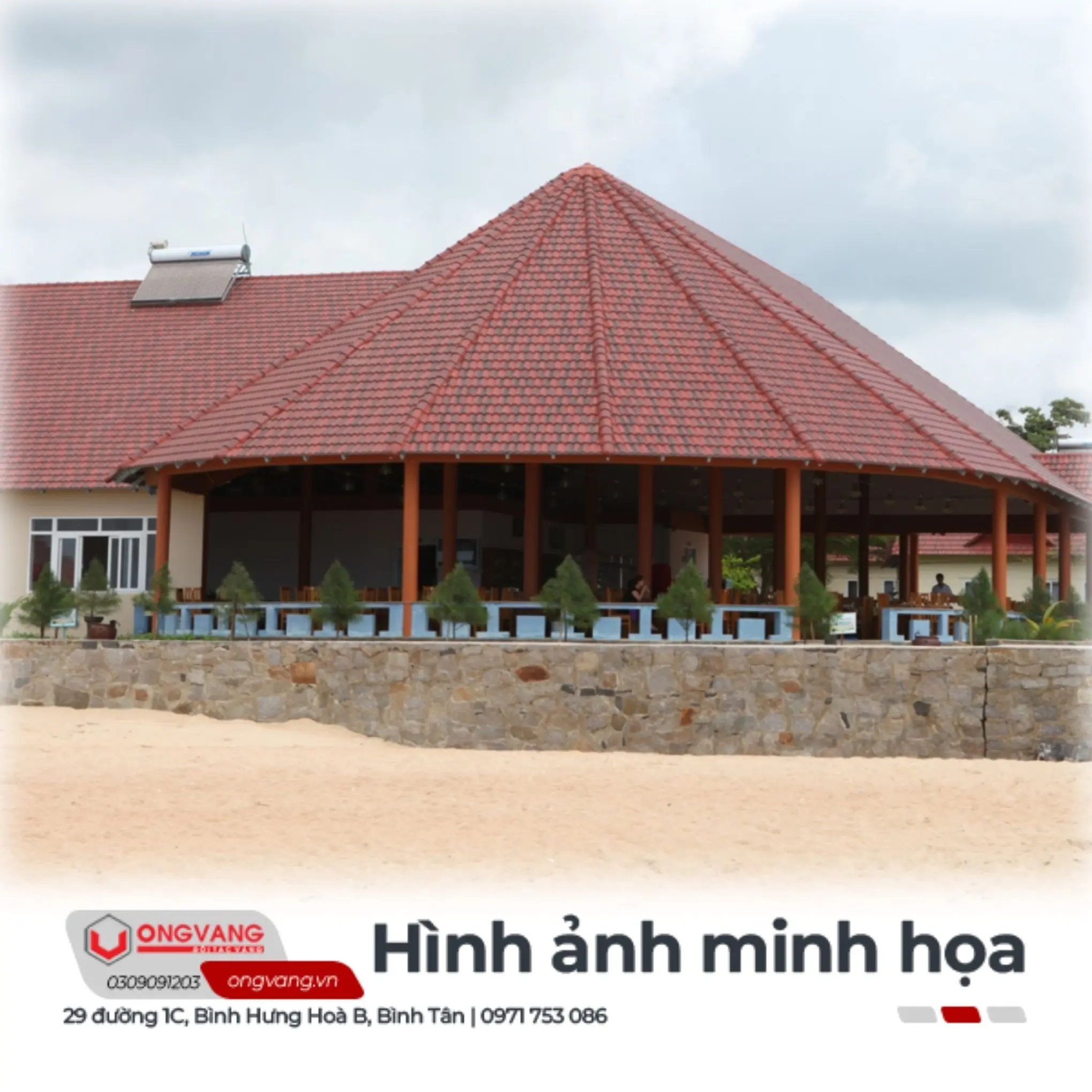 Ứng dụng thực tế ngói Cpac