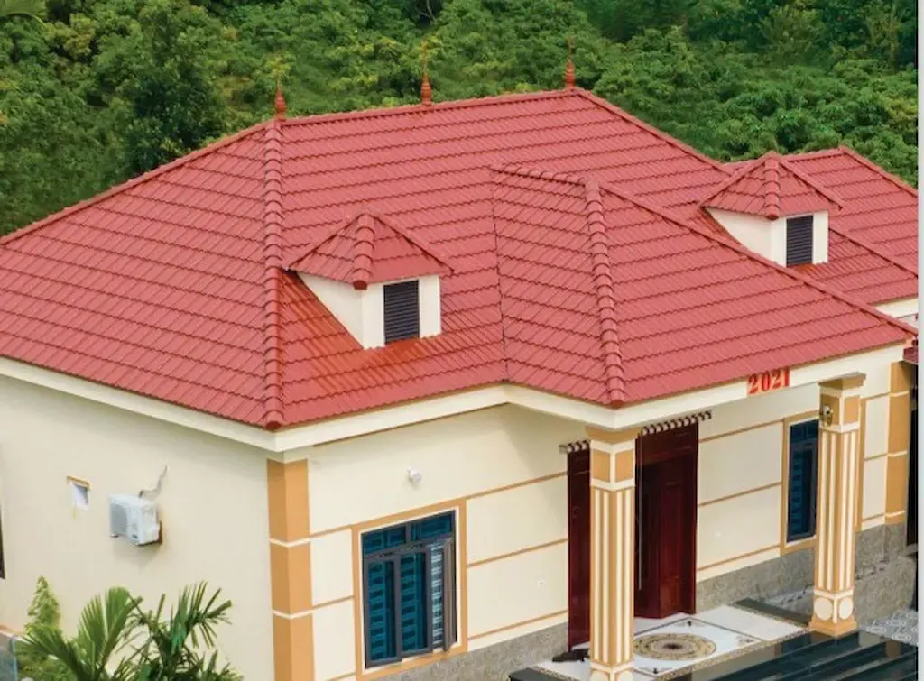Ngói lợp mái tráng men