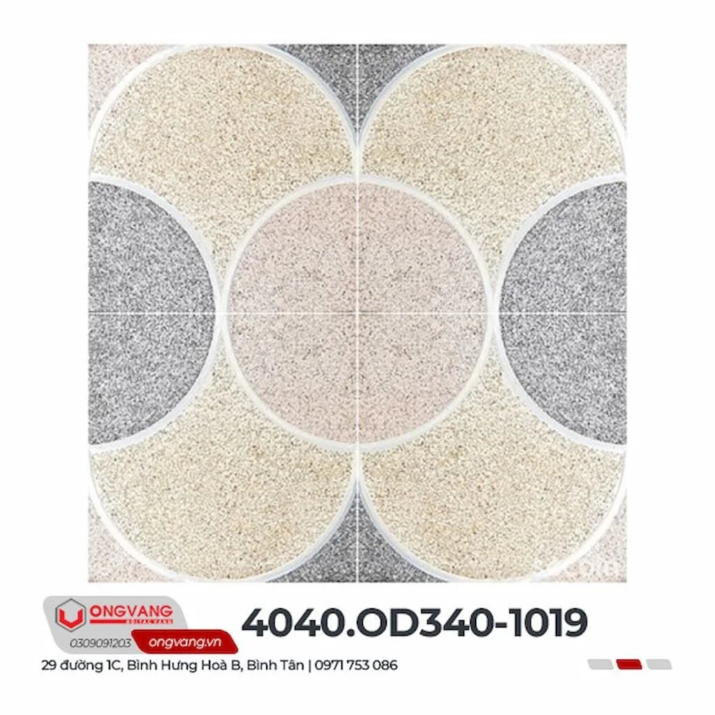 Gạch nghệ thuật ngoài trời Secoin mã OD3-40-1019